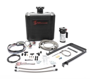 Dodge Cummins Water-Methanol Injection Kit - Snow Performance - Stage 3 Boost Cooler (Stainless Steel Braided Line, 4AN Fittings) - `07-`17